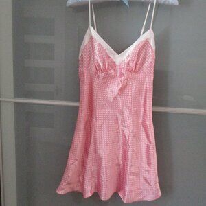 Victoria's Secret Spaghetti Strap Polka Dot Short Nightgown
